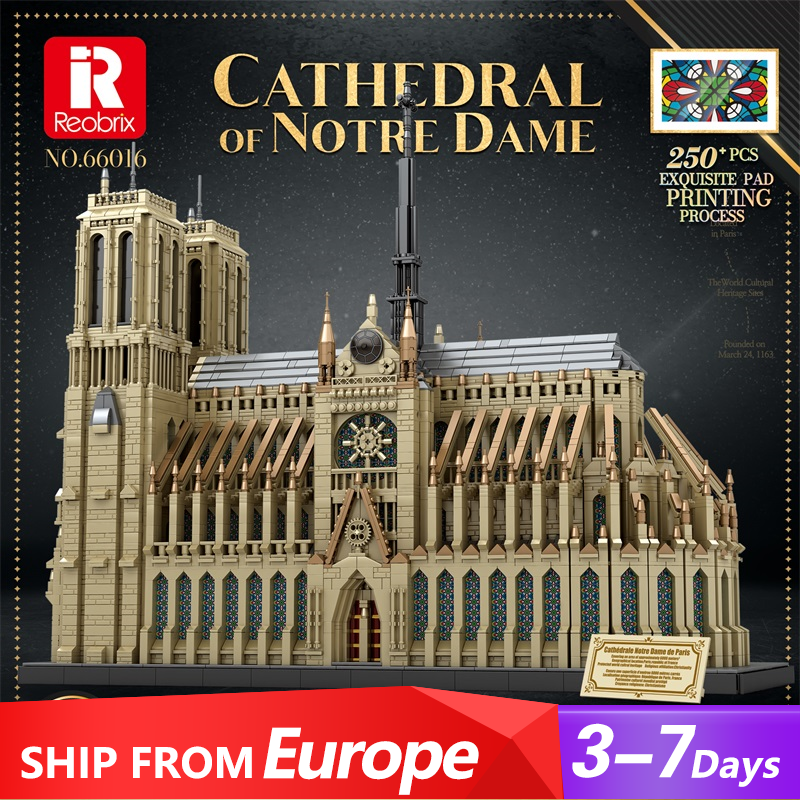 Reobrix 66016 Cathedral Of Notre Dame Modular Buildings Europe Warehouse Express