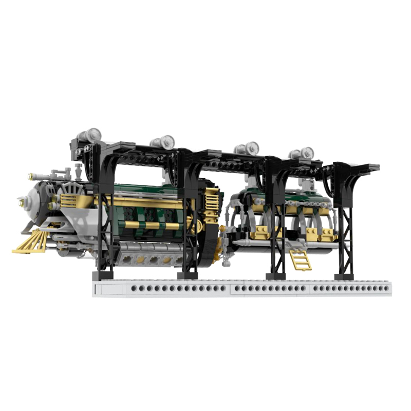 Pantasy 85007 Steampunk Train Station Modular Buildings