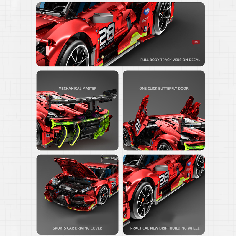 With Motor] IM.Master 9828-2 All Terrain Drift Plated Lamborghini