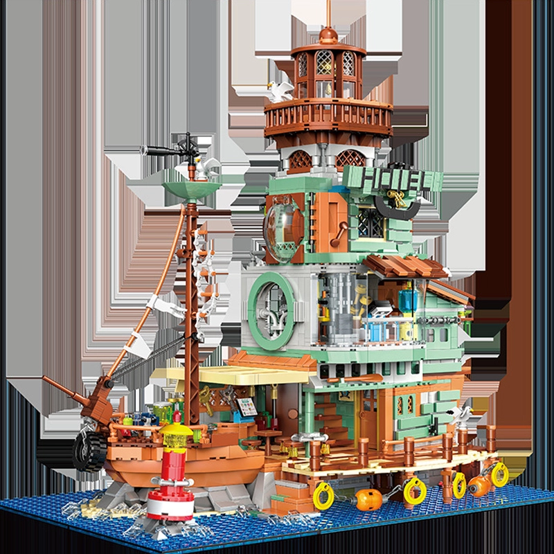 [Mini Micro Bricks] ZHEGAO 00422 Harbour Hotel Creator