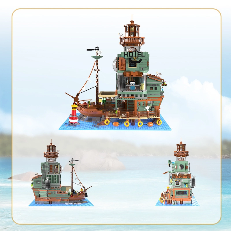 [Mini Micro Bricks] ZHEGAO 00422 Harbour Hotel Creator