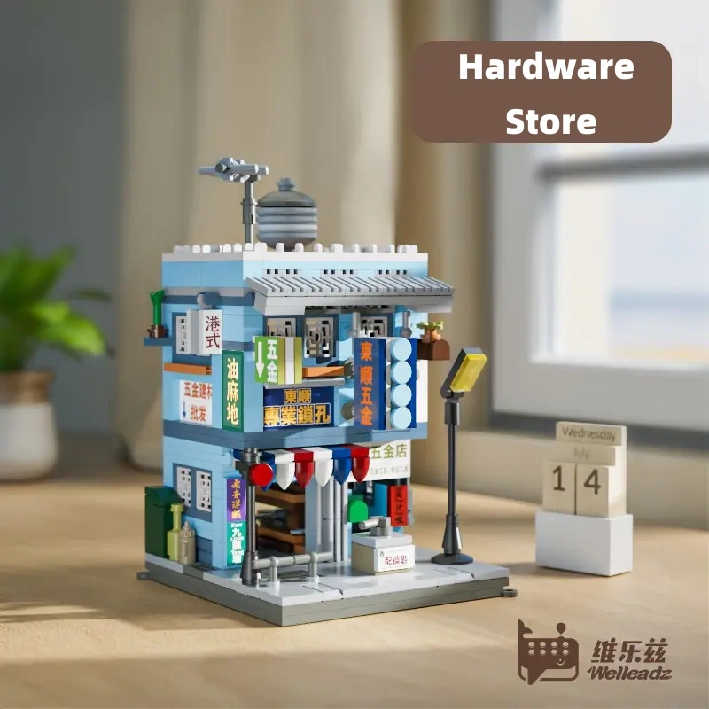 Welleadz 6101-6104 Old Time Street Scene Modular Building