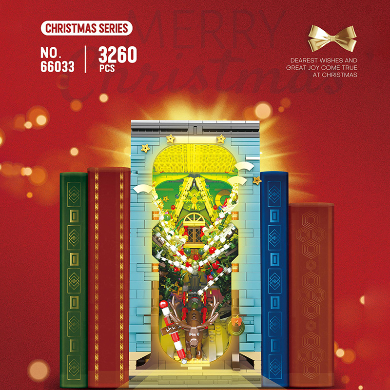 Reobrix 66033 Christmas Bookstand Christmas Seasonal Creator US