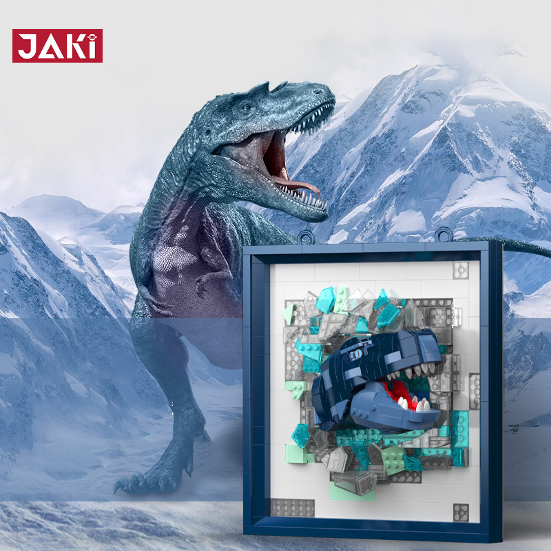 JAKI JK5302 Glacier Adventure Stereoscopic Dinosaur Painting Art and crafts