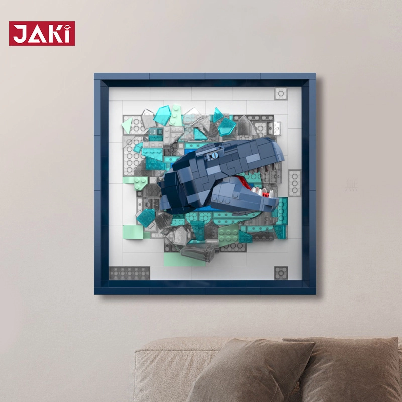 JAKI JK5302 Glacier Adventure Stereoscopic Dinosaur Painting Art and crafts