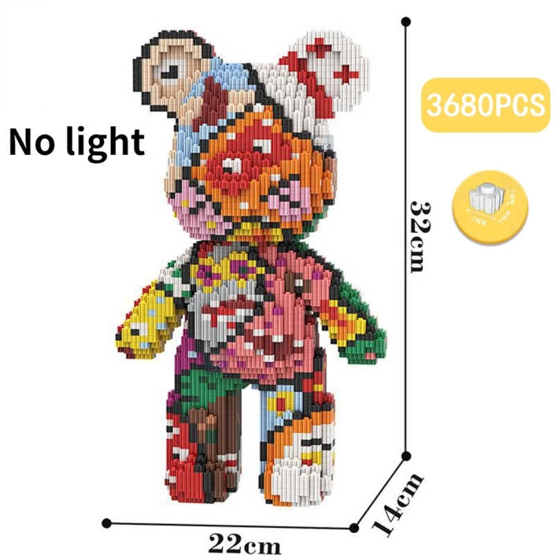 [Mini Nano Brick] MBLOCKS 32cm Cartoon Bearbrick Collection 2