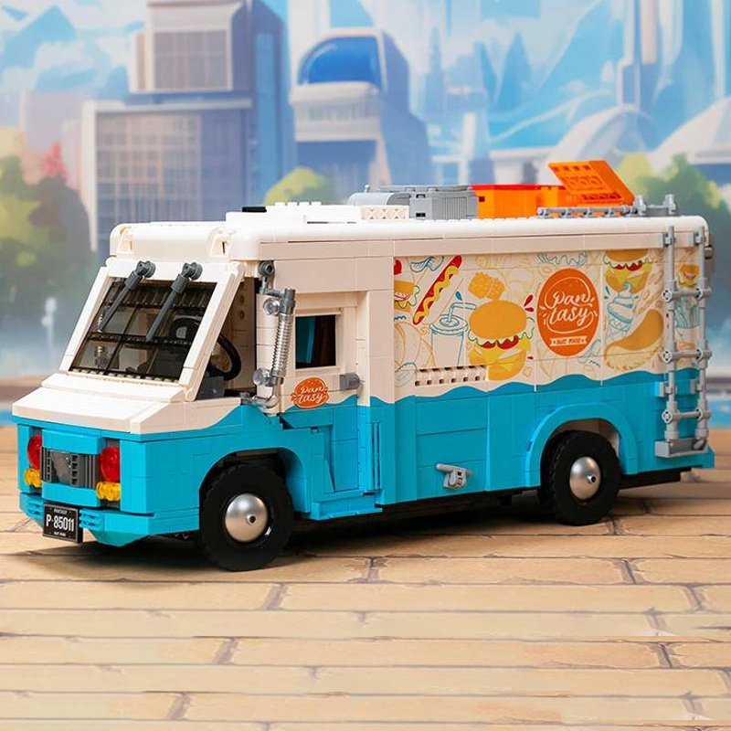 Pantasy 85011 Retro Food Truck Creator Expert
