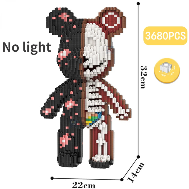 [Mini Nano Brick] MBLOCKS 32cm Cartoon Bearbrick