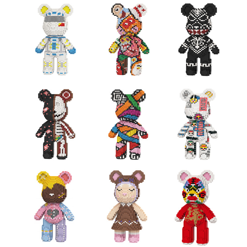 [Mini Nano Brick] MBLOCKS 32cm Cartoon Bearbrick