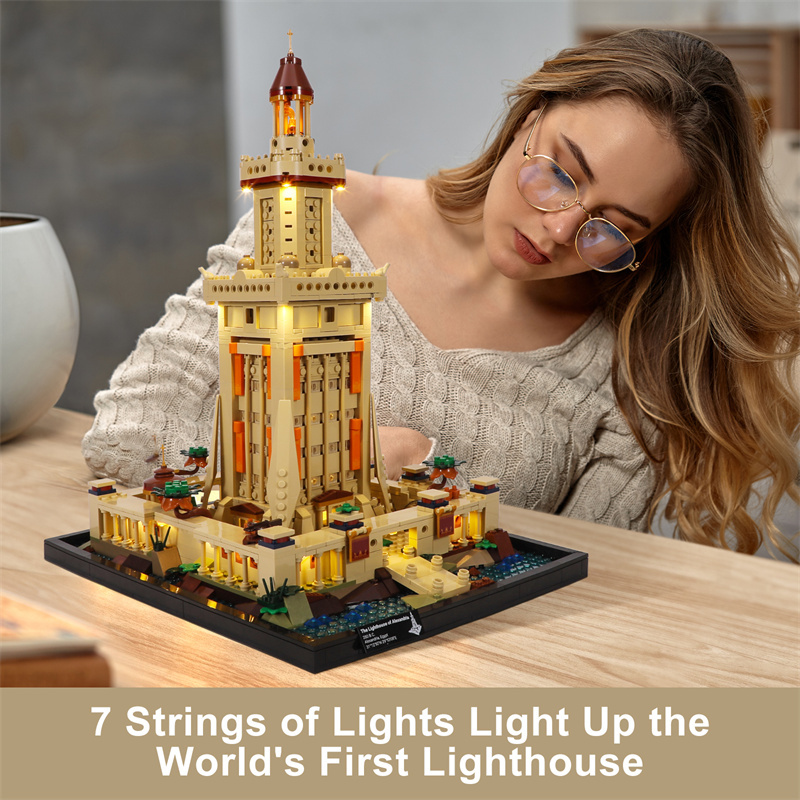 Funwhole F9008 The Lighthouse of Alexandria Creator Expert Europe Warehouse Express