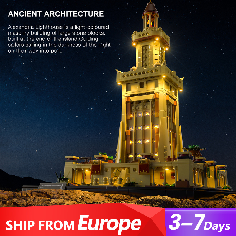 Funwhole F9008 The Lighthouse of Alexandria Creator Expert Europe Warehouse Express