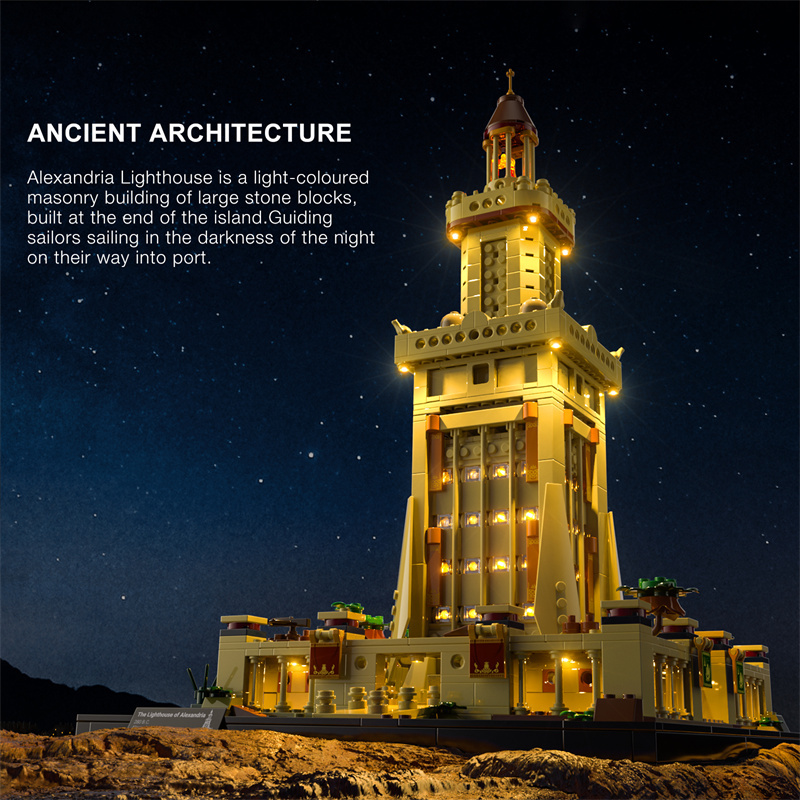 Funwhole F9008 The Lighthouse of Alexandria Creator Expert Europe Warehouse Express