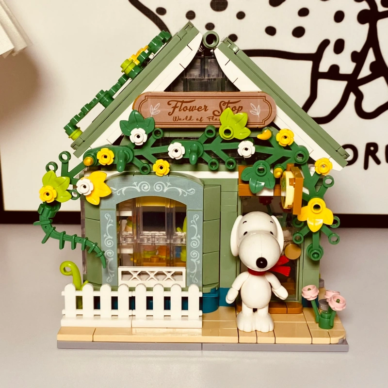 CACO S014 Peanuts Snoopy Flower Shop Movie & Game