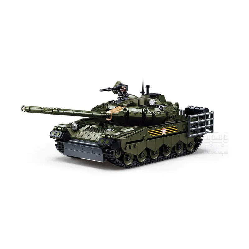 Sluban M38-B1178 T-80BVMS Main Battle Tank Military