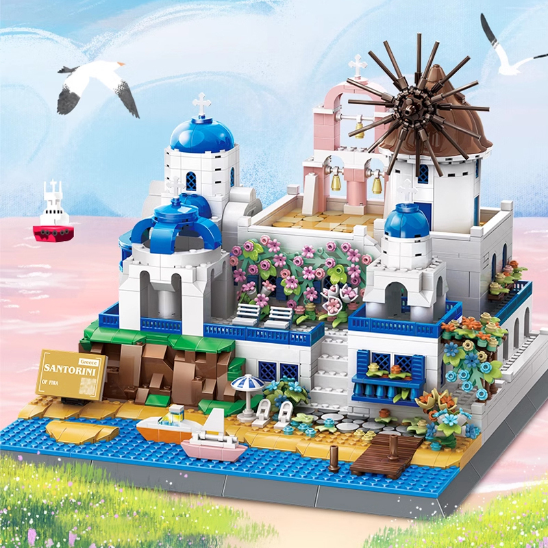 WANGE 6230 Santorini Creator Expert Modular Buildings