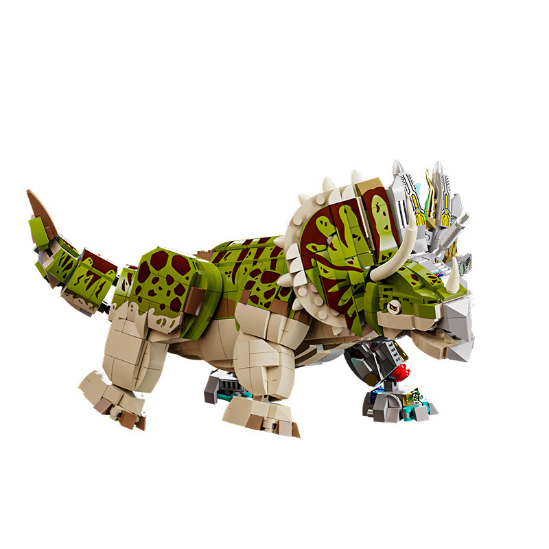 MJI 13051 Semi-mechanical Triceratops Monster Dinosaur