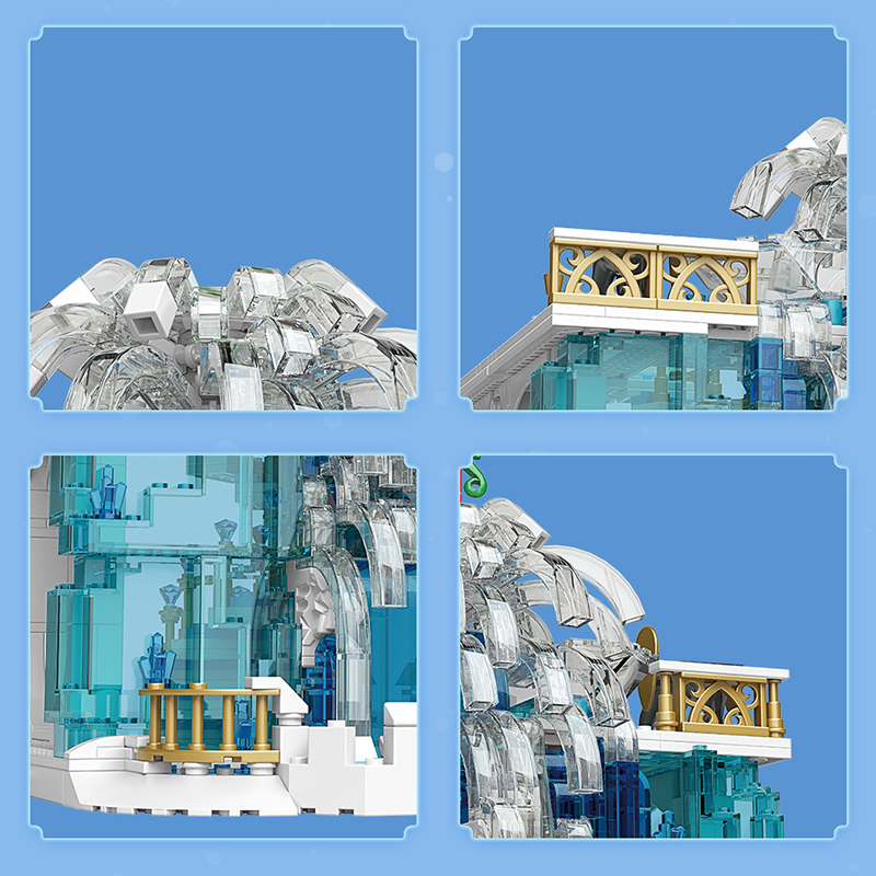 MouldKing 11009 Crystal Falls Modular Buildings