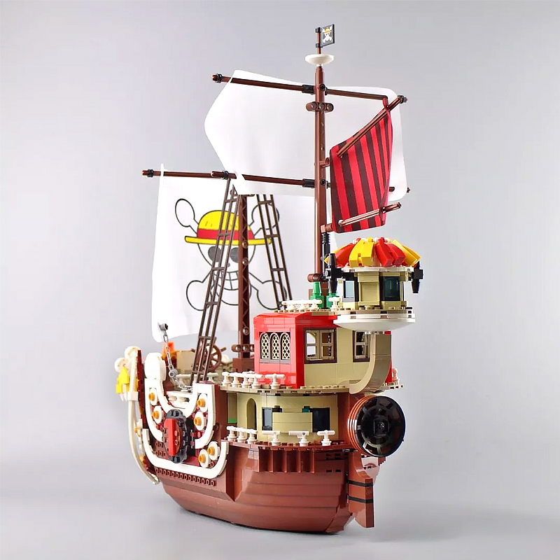 The rear of the A Thousand Sunny Pirate Ship of One Piece.