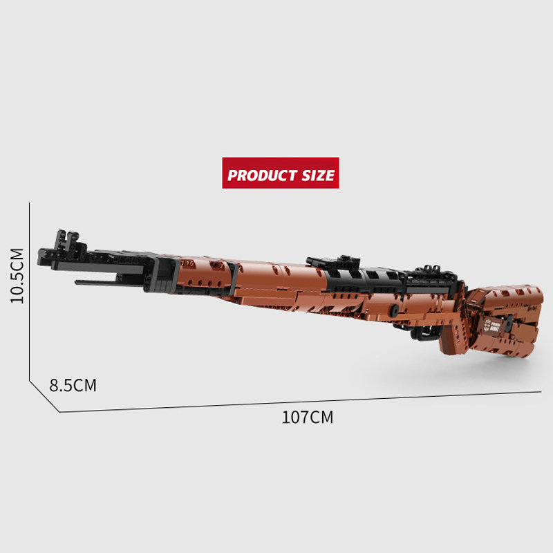 MouldKing 14002 Mauser 98K Sniper Rifle Military Gun