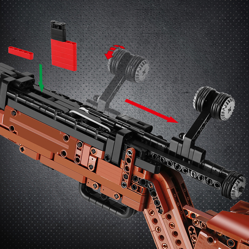 MouldKing 14002 Mauser 98K Sniper Rifle Military Gun