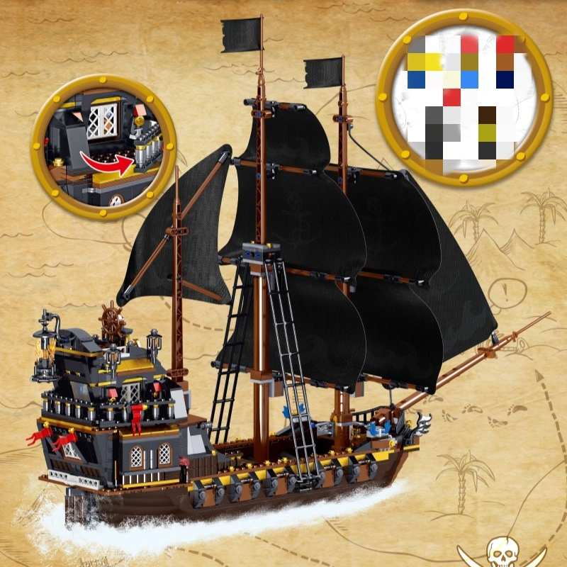 ZHEGAO 982001-982006 Pirate ship Technic
