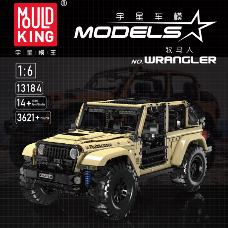 [With Motor] Mould King 13184 Wrangler Technic