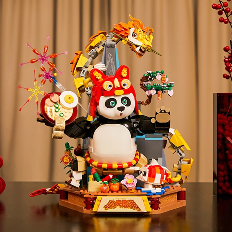 LEGO MOC Pantasy 86504 The Kung Fu Panda Dragon Warrior