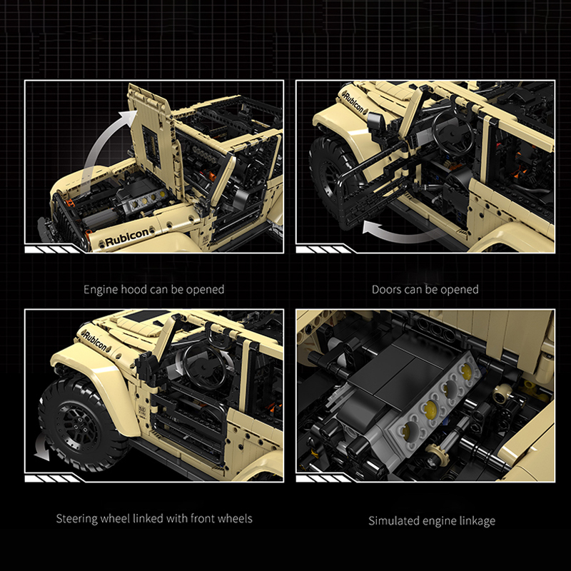 [Pre-Sale] [With Motor] Mould King 13184 Wrangler Technic