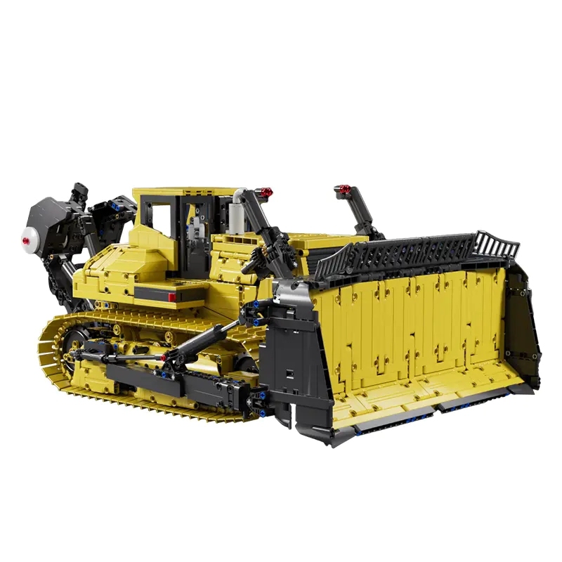 [With Motor] Mould King 17049 Liebherr PR766 Bulldozer Technic