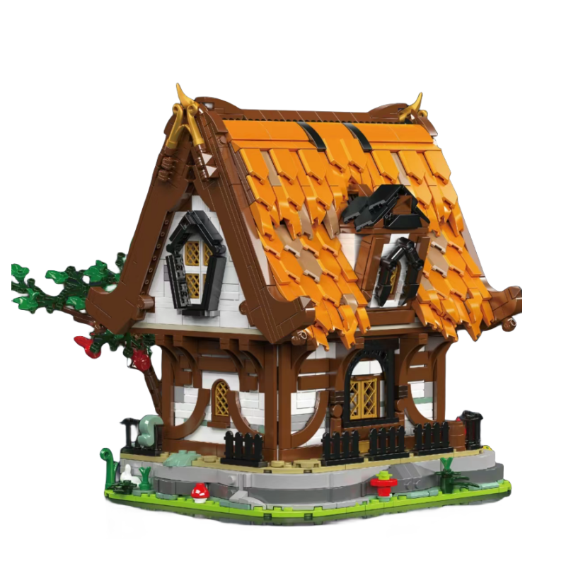 Mould King 16054 Midage World Log Cabin Modular Buildings