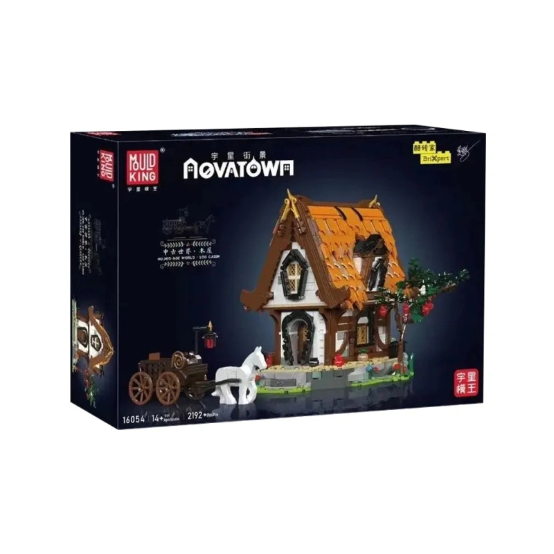 Mould King 16054 Midage World Log Cabin Modular Buildings