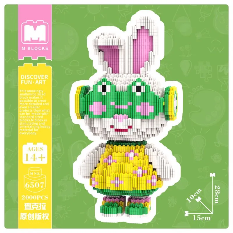 [Mini Micro Bricks] MBLOCKS M65 Series 28cm Cartoon Rabbit