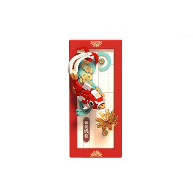 [Mini Micro Bricks] BALODY 21297-21301 Celebrate the New Year Fu Chinese Culture