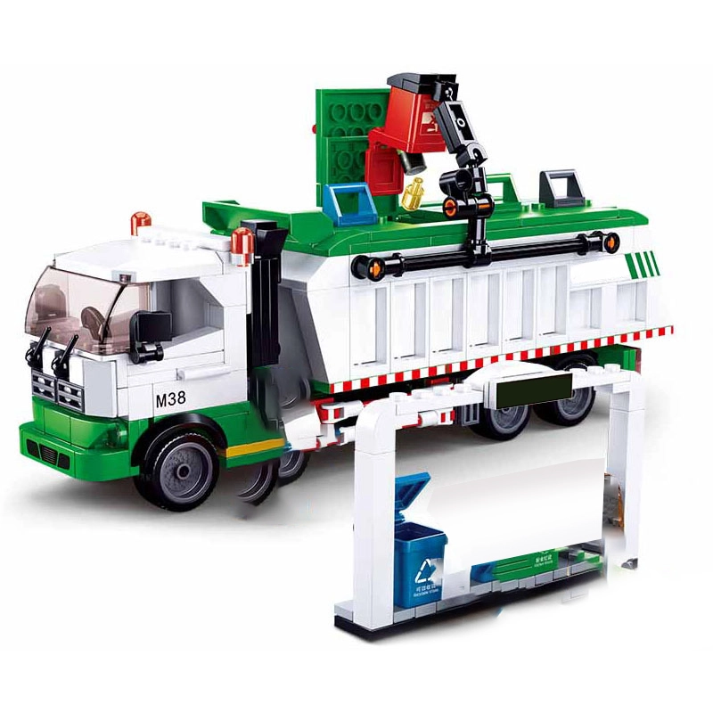 Sluban M38-B0780 A garbage truck Technic