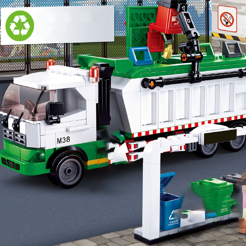 Sluban M38-B0780 A garbage truck Technic