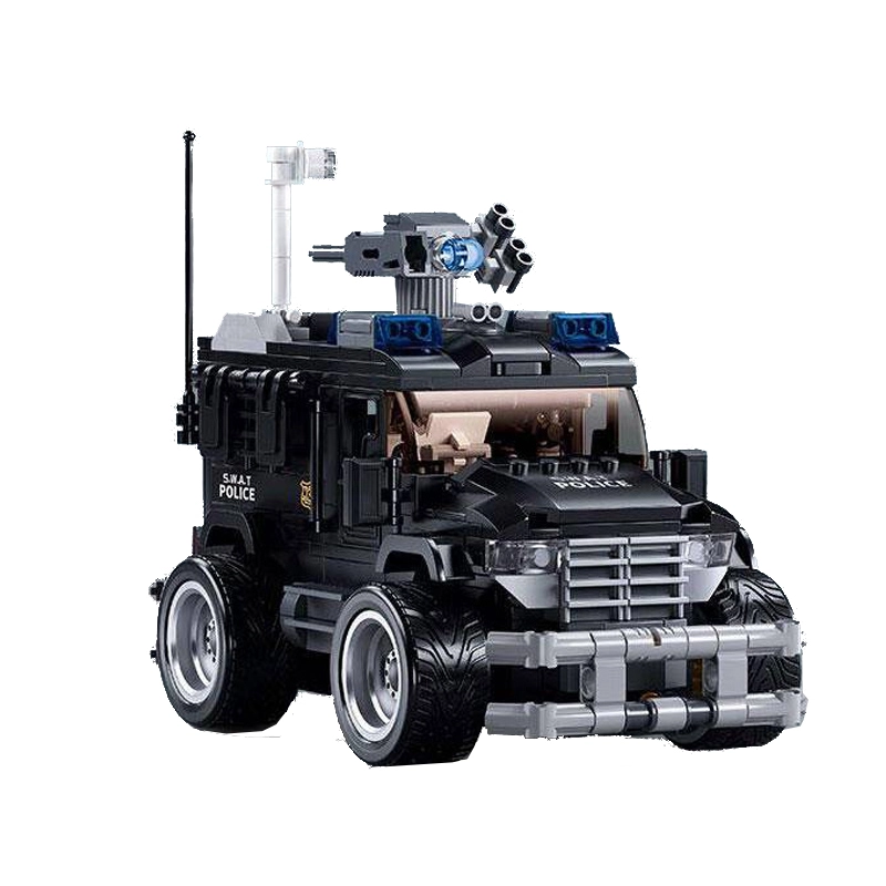 Sluban M38-B1156 Special Police Tiger Assault Vehicle Technic