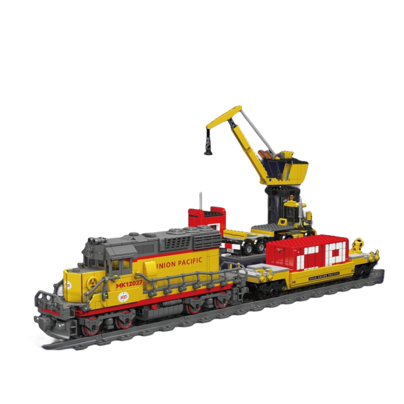 [With Motor] Mould King 12027 EMD SD40-2 Diesel Locomotive Technic