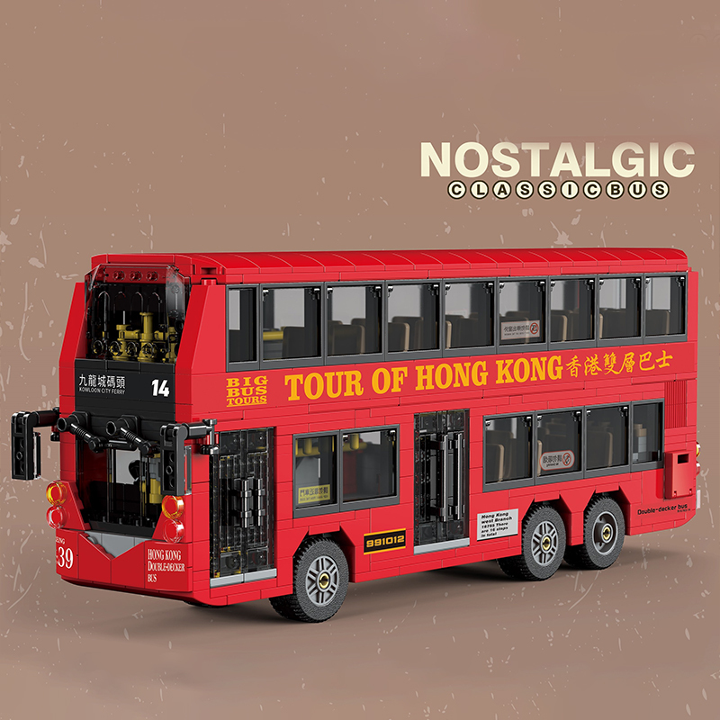 ZHEGAO 991012 Nostalgic Classic Bus Technic