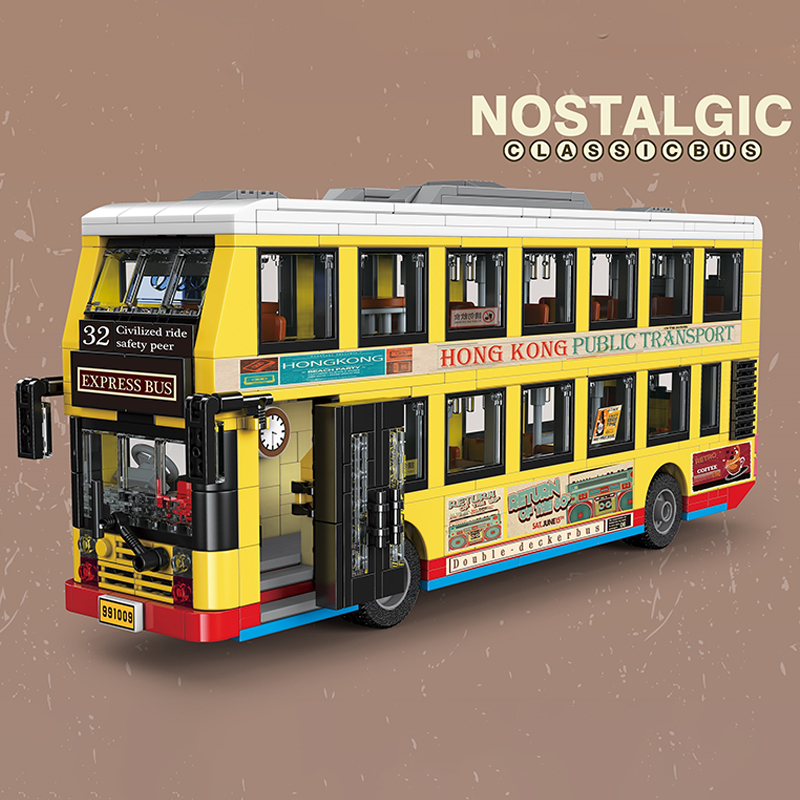 ZHEGAO 991009 Nostalgic Classic Bus Technic