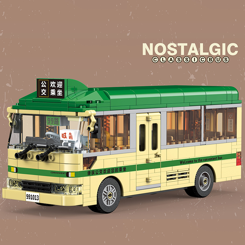 ZHEGAO 991013 Nostalgic Classic Bus Technic