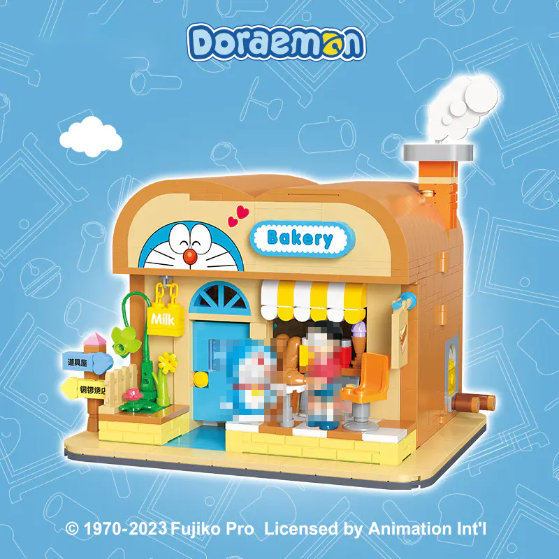 [Mini Micro Bricks] BALODY 21084-21086 Doraemon Bakery Movie & Game