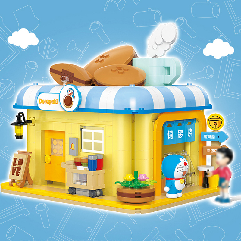 [Mini Micro Bricks] BALODY 21084-21086 Doraemon Bakery Movie & Game