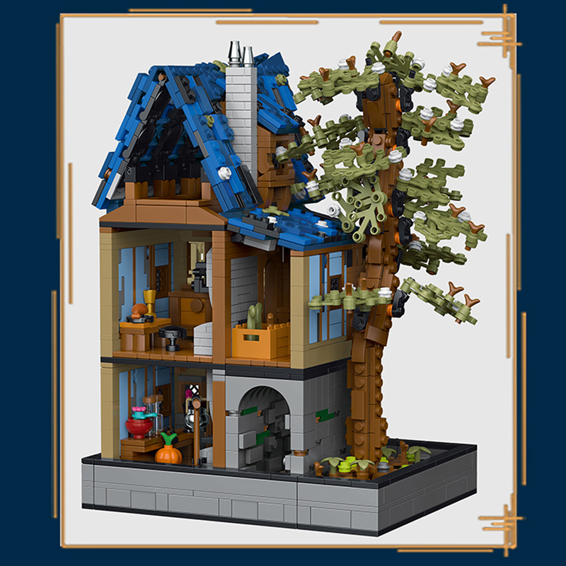 XMORK 033032 A medieval magic house Modular Buildings Creator