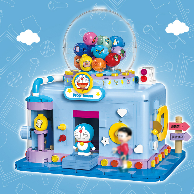 [Mini Micro Bricks] BALODY 21084-21086 Doraemon Bakery Movie & Game