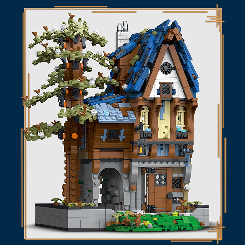 XMORK 033032 A medieval magic house Modular Buildings Creator