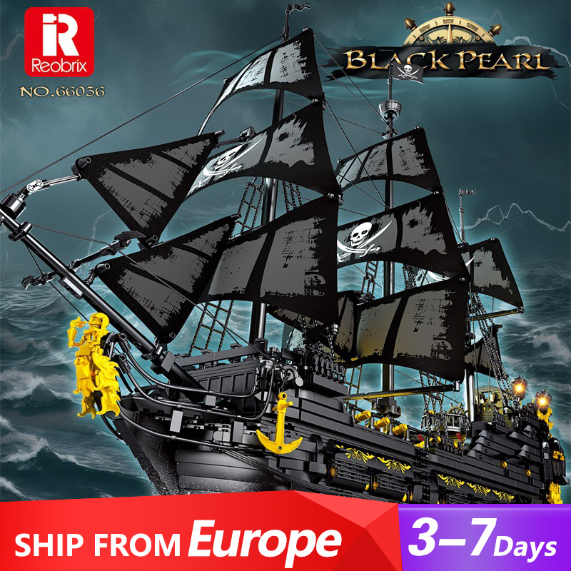 [Pre-sale] Reobrix 66036 Black Pearl pirate ship Technic Europe Warehouse Express