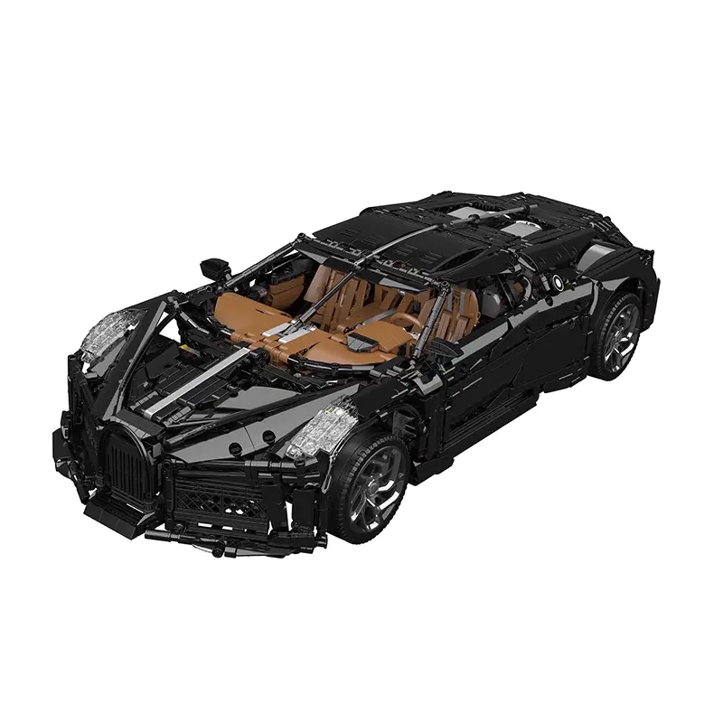 [With Motor]Mould King 13163 Bugatti La Voiture Noire Technic