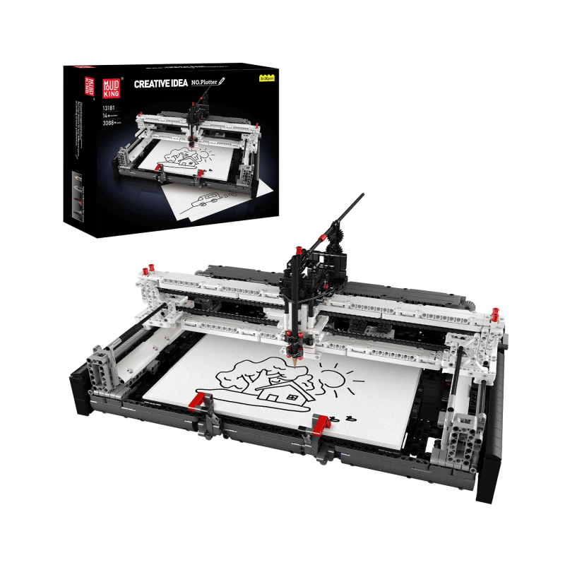 [With Motor]Mould King 13181 Plotter Technic