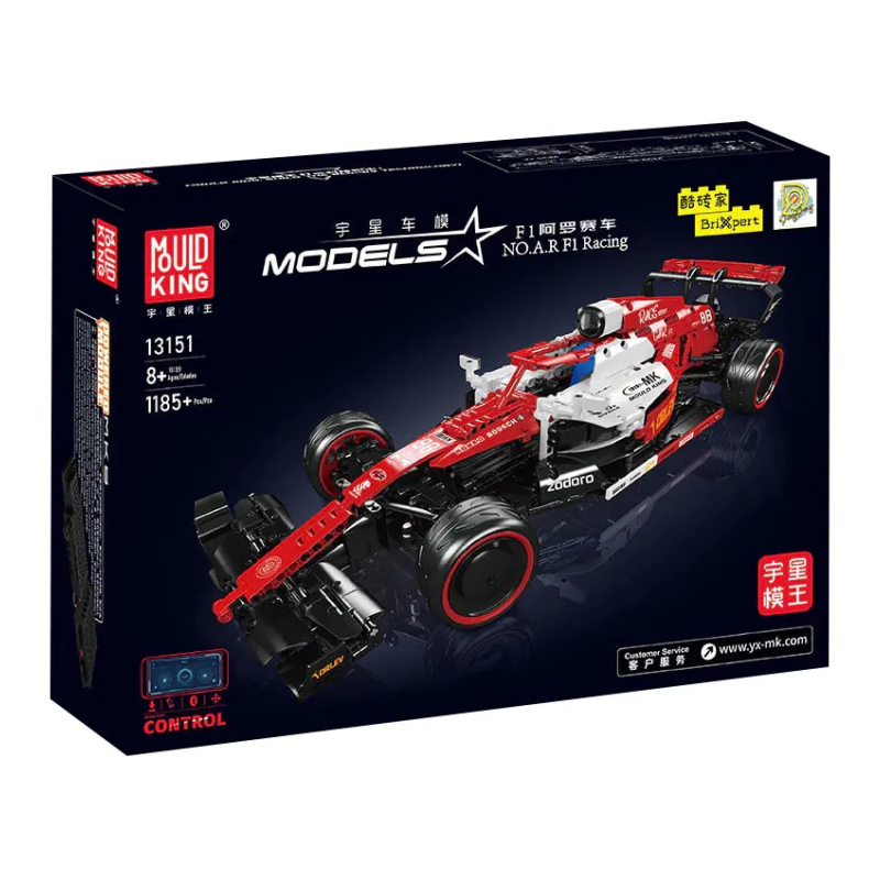 [With Motor]Mould King 13151 F1 Arrow Racing Technic