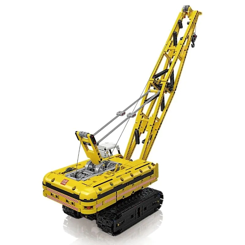 【With Motor】Mould King 15069 Yello Crawler Crane Creator Expert